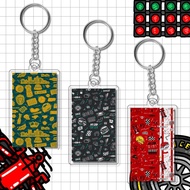 GANTUNGAN F1 Formula One Team Grapich Keychain Cute F1Keychain