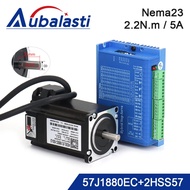 JMC 2Phase Nema23 2.2N.m Hybrid Closed Loop Stepper Servo Motor Driver Kits 2000rpm 5A Shaft Dia.8mm