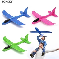 IONSKY Foam Glider Flexible Avion Plane Toys Plane Kids Gift pp Foam Airplane 37/48CM Flying Toys Fo