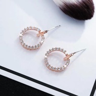 Gold jewellery elegant earrings