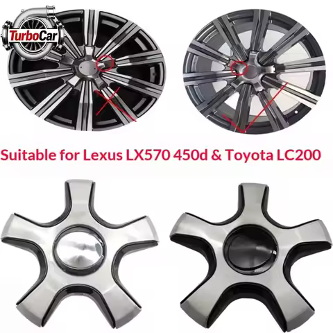 4Pcs Center Hubcaps Lexus LX570 LX450D For Toyota Land Cruiser LC200 High Quality Wheel Hub Covers