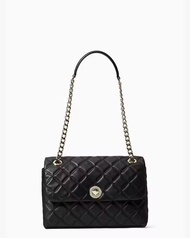 Kate Spade 黑色菱格鏈條手袋 Kate Spade Natalia Medium Flap shoulder bag