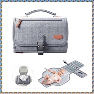 [qingyid002.] Portable Changing Pad Portable Diaper Changing Pad One-Hand Diaper Change Pad  Portabl