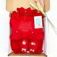 red flamingo HAMPERS LAHIRAN BAYI PEREMPUAN hampers gift custom kado lahiran bayi parcel bayi hadiah lahiran baju bayi perempuan 0 6 bulan