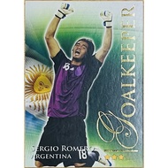 Sergio Romero 2010-11 Futera World Football 442 Argentina Team Goalkeeper Card