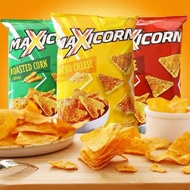 Indonesia Imported Snacks Max MAXICORN Cheese Barbecue Original Corn Chips Triangle Potato Chips2026
