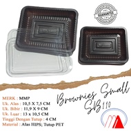 [50 SET] MIKA BROWNIES S / SB 110 / mika brownies kecil / small brownies 110 / mika kue / Tray Sushi