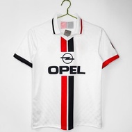 1996/97 Season Away White Retro Soccer Jersey S-XXL Short Sleeve High-Quality Sports Jersey AAA