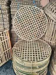 Ancak kurungan ayam jago bangkok murah bahan full dari bambu di jamin awet dan kuat anyaman rapih la