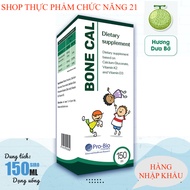 Canxi Hữu Cơ BONE CAL - Hỗ Trợ Phát Triển Chiều Cao Tối Đa Cho Bé ( Hộp 150ml Nhập Khẩu ITALIA )
