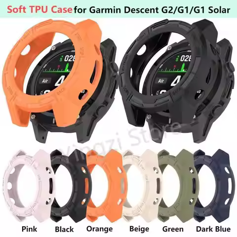 TPU Hollow Case for Garmin Descent G2 G1 Watch Cover Protector for Descent G1 solar Smart Watch for 