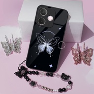 HP GANTUNGAN Glass Softcase + Hanging Strap Oppo A5 PRO A3X A60 RENO 13F A3 PRO A17 A98 A78 A58 A74 