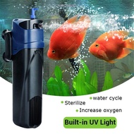 NARCISSUS13A0E 5W Filtration Oxygen Pump Durable Plastic Fish Tank Aquarium Filter