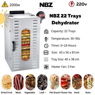 NBZ 22 Trays Dehydrator Machine Food Dehydrator Machine food dryer dehydrator dehydrated Mesin penge