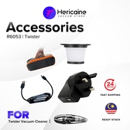 Hericaine Twister Car Vacuum Accessories Hepa Filter - Type C Cable Charger R6053