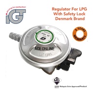 IGT Type A120 Gas Regulator for LPG W/O EFV With SAFETY LOCK (Denmark Brand)