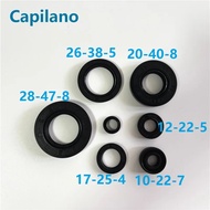 7pcs/set motorcycle DX100 full / complete engine oil seal rubber gear shaft seal for Yamaha 100cc DX