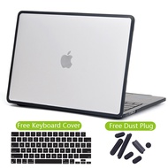 Matte Hard transparent Case for 2022 2023 Macbook Air 15.3 A2941 13.6 M2 A2681 pro 14 16 2021 A2779 A2780 A2442 A2485 M1 air 13 inch case A2337 A2338 A2289 A2251 With Frame Clear Cover Protect Shell Free keyboard cover