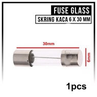 Glass Fuse 2A 3A 5A 6A 10A 20A 6x30mm Fuses Glass Tube Large Long Fuse