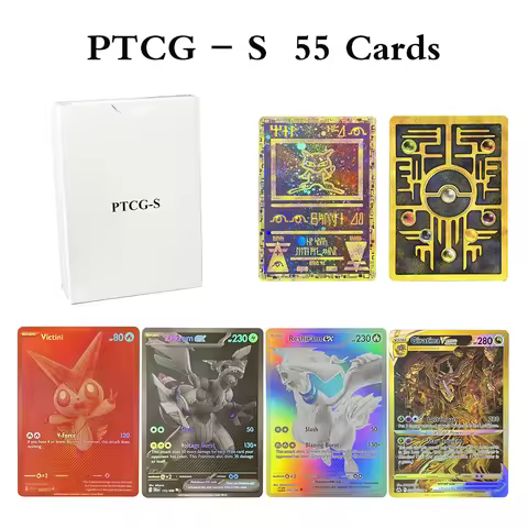 PTCG-S Proxy Cards Ancient Mew Zekrom Reshiram Victini Charizard Dark Gengar Latias Mew Pikachu Whol