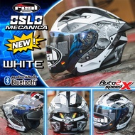 หมวกกันน็อค REAL OSLO MAGMA MECANICA เปิดหน้า แว่น2ชั้น รุ่นใหม่ 2025