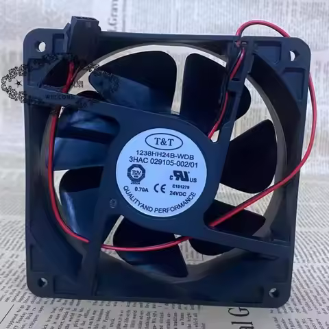 New Cooler Fan for 1238HH24B-WDB ABB Robot Controller Cooling Fan 3HAC029105-002 001 with plug