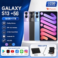 Galaxy Tab S13 12.5 Inch 16GB+1TB Smart Tablet PC Android Mugla Support SIM Card Free 10Pieces Free 