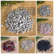 AIUEO Letter Beads 25 grams - Colored Letter Beads - Square Beads - Alphabet Beads - AIUEO Letter Mo