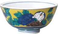 金正陶器 - 多啦A夢 九谷燒 陶瓷飯碗 4964412008619 (平行進口)古田屋風 四彩