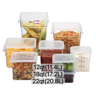 [Zhijiu Props House] American CAMBRO Square Box (12qt 18qt 22qt) Sealed Storage Transparent