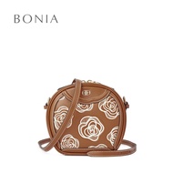Bonia Camel Sonia Satchel Bag
