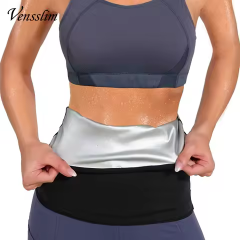 Waist Trainer Premium Polymer Sauna Strap Weight Loss Women Belly Trimmer Slim Wrap Fitness Heat Swe
