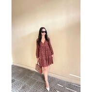 ELVIRA DRESS/ V LONG SLEEVE DRESS FOR PREGNANT FRIENDLY