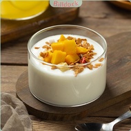B.D. 190ml Clear Glass Bowl High Temperature Resistant Yogurt Pudding Glass Cup Fruit Salad Bowls