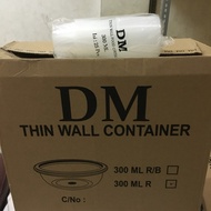 Grosir Thinwall DM 300ml series R / Mangkok Round 300 ml (500pcs/dus)