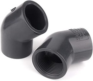 MOLIBAIHUO 21.34~42.16mm To 1/2"~1-1/4" Hi-Quality UPVC 45 Degree Elbow Connectors Aquarium Tank Gar