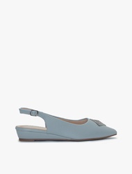 Payless Nine West Womens Camille Slingback Wedges - Light Blue_15