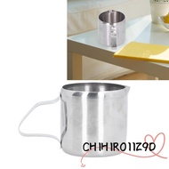 CHIHIRO11Z9D Latte Pitcher, 90ml Curved Handle Milk Frothing Jug, Easy To Clean Precision Pointed Sp