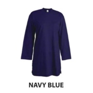 Cotton Muslimah Navy Blue Eight Square Blank T-Shirt 100% Cotton