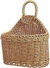 DOITOOL Wall Hanging Basket for Kitchen: Small Boho Hanging Basket for Organizing Pantry Potato Garl
