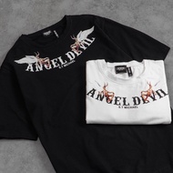 Angel Devil short sleeve t-shirt, unisex cotton t-shirt, MSW Town