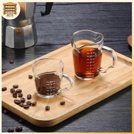 [8C15] 70/150ML Width Milk Cup Glass With Scale Heat-resistant Glass Measuring Cup Jigger For Espres