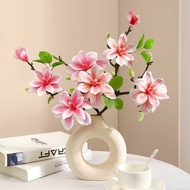 Simulation Magnolia Flower Fake Flower Decoration Living Room Table Flower Decoration Decoration Hig