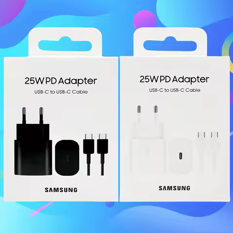 Samsung A16 A36 25W Super Fast Charger Set For Galaxy S25 S24 S23 S22 Ultra Plus Flip Fold 4 5 6 7 A
