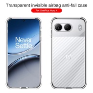 OnePlus Nord4 Model Clear Tpu Case Shockproof Camera Cover Nord 4 5G