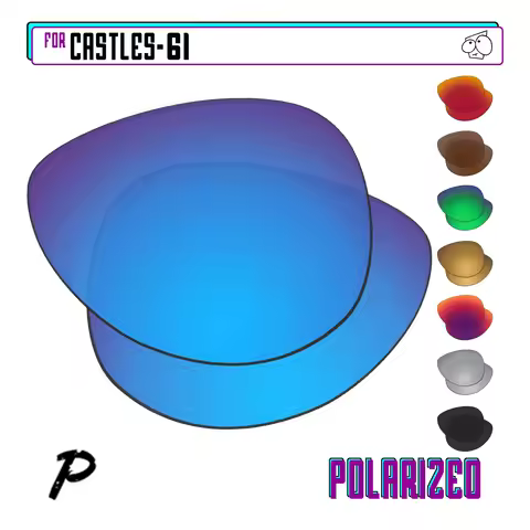 EZReplace Polarized Replacement Lenses Compatible With Maui Jim Castles MJ728 - 61mm Sunglasses - Mu