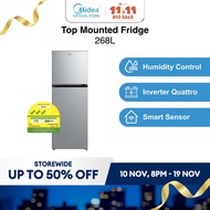 MIDEA MDRT385MTC50-SG 268L TOP MOUNTED FRIDGE