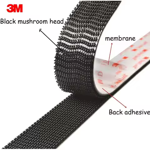 3M Fastener Adhesive Tape Sewing Fabric Double Sided Adhesive Mushroom Adhesive Fastener Tape Dual L