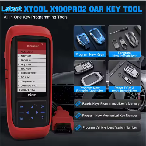XTOOL X100 Pro2 Key Programmer Immobilizer with EEPROM Adapter Professional X100Pro2 Key Programming