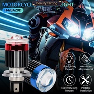 BEAUTYSTARTING Motorcycle Led Headlight H4 BA20D Headlight Projector Lens Moto Signal Lamp Bulb Hi/L